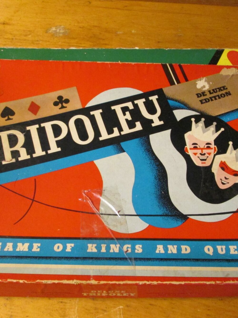 1954 Tripoloy deluxe in box good cadco vtg game